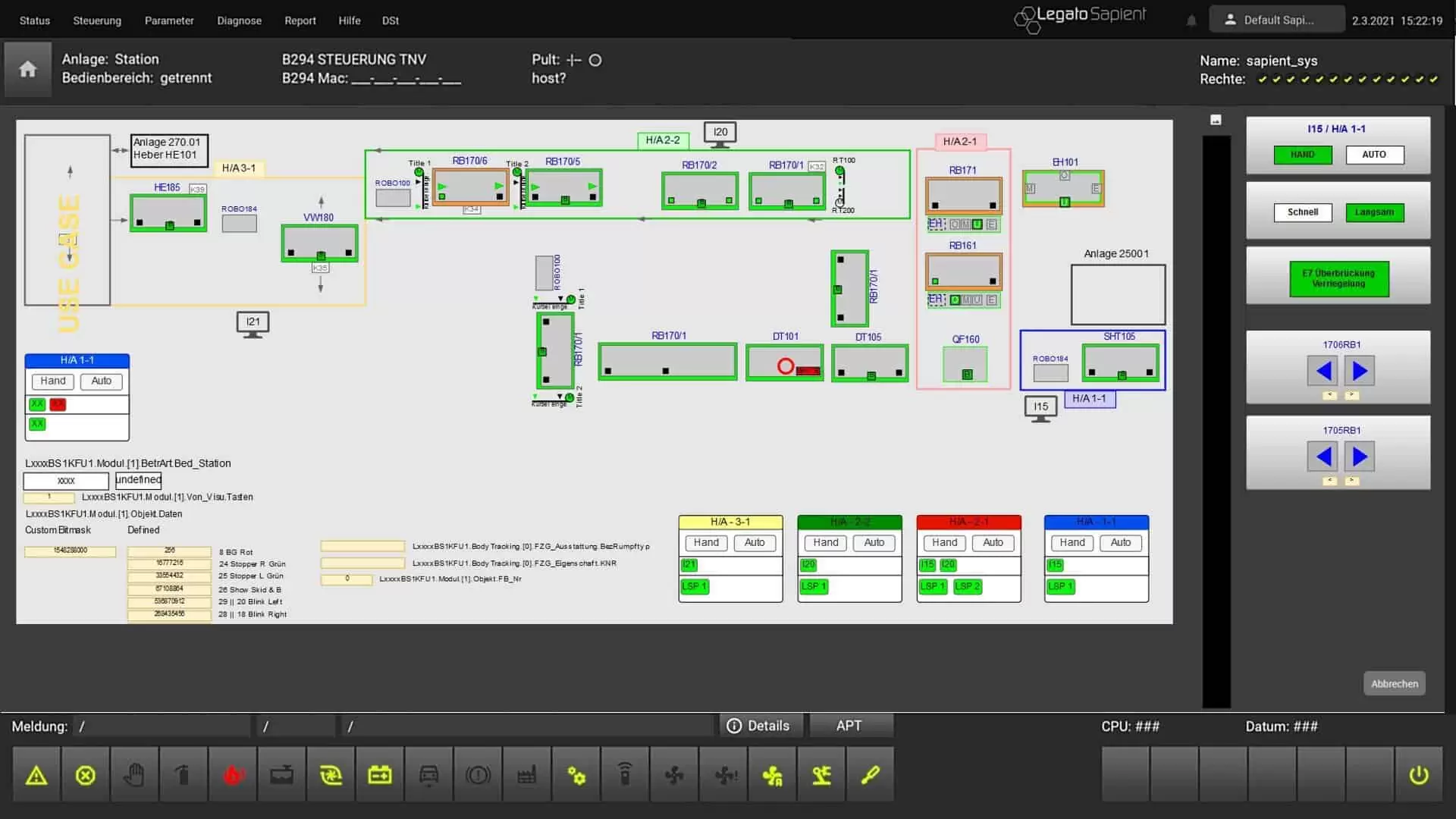 typical graph of the hmi scada system